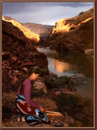 Bonnie at Deer Creek, Grand Canyon